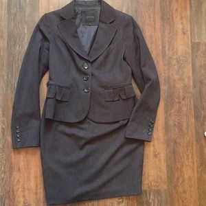 Grey Suit with skirt